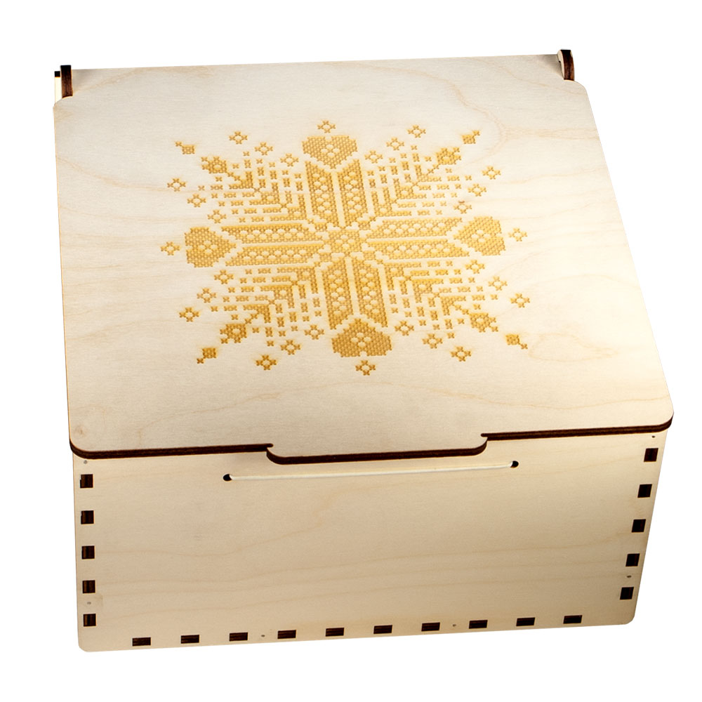 Коробка, (30x30x15 см.), фанера УПФ