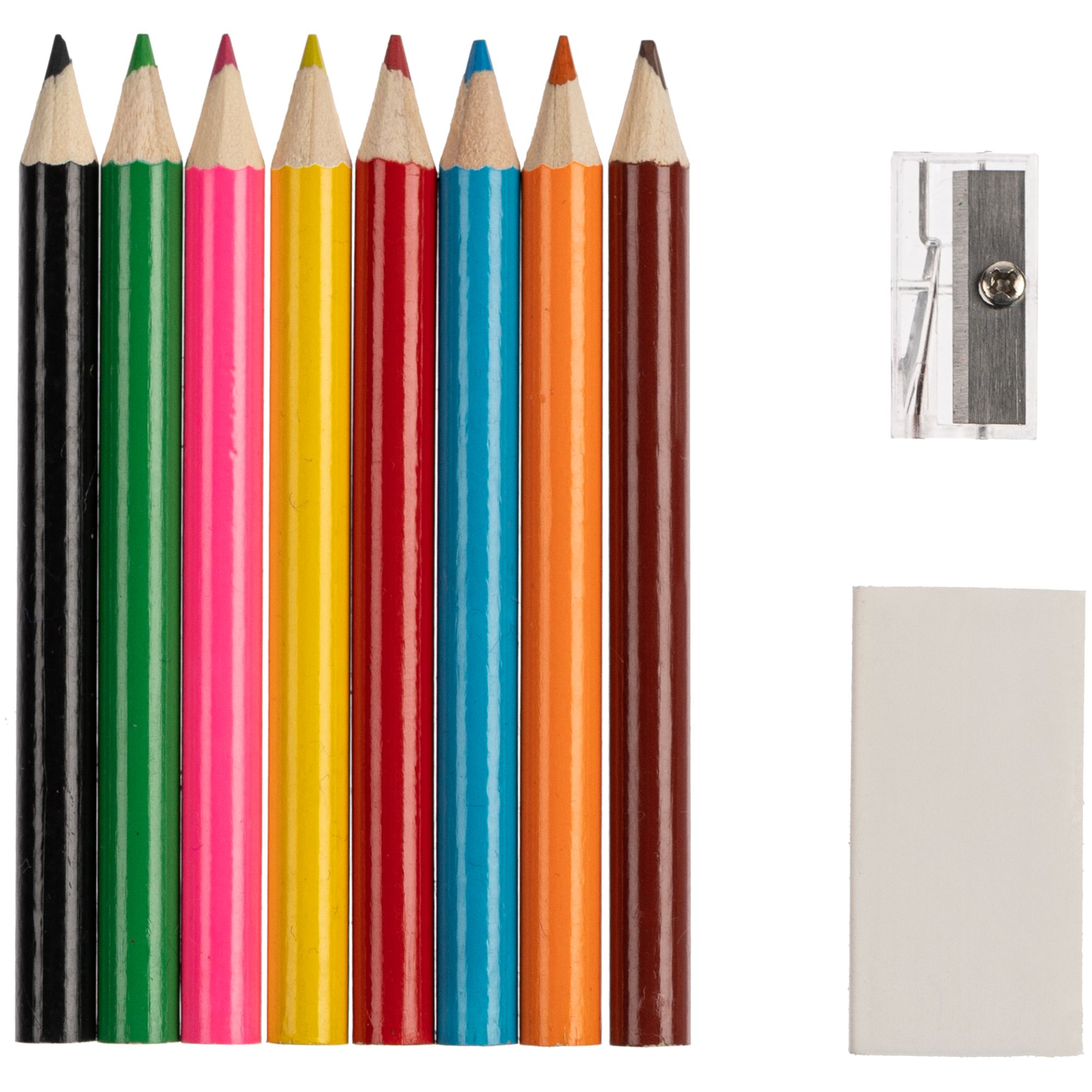Набор Hobby с цветными карандашами и ластиком