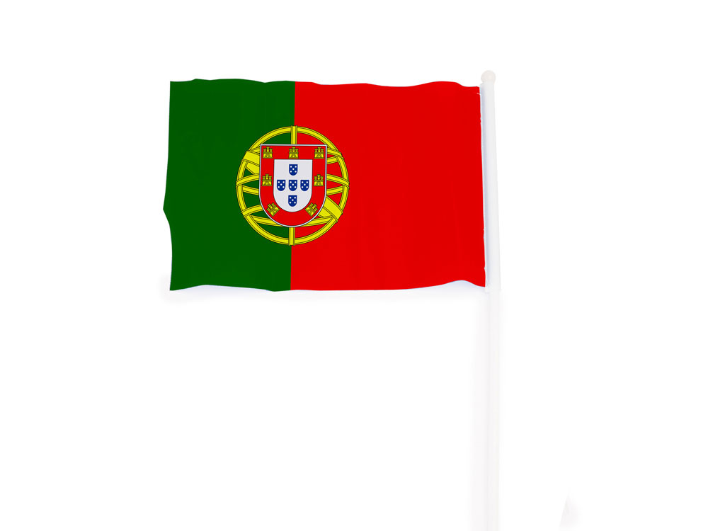 Флаг CELEB с небольшим флагштоком