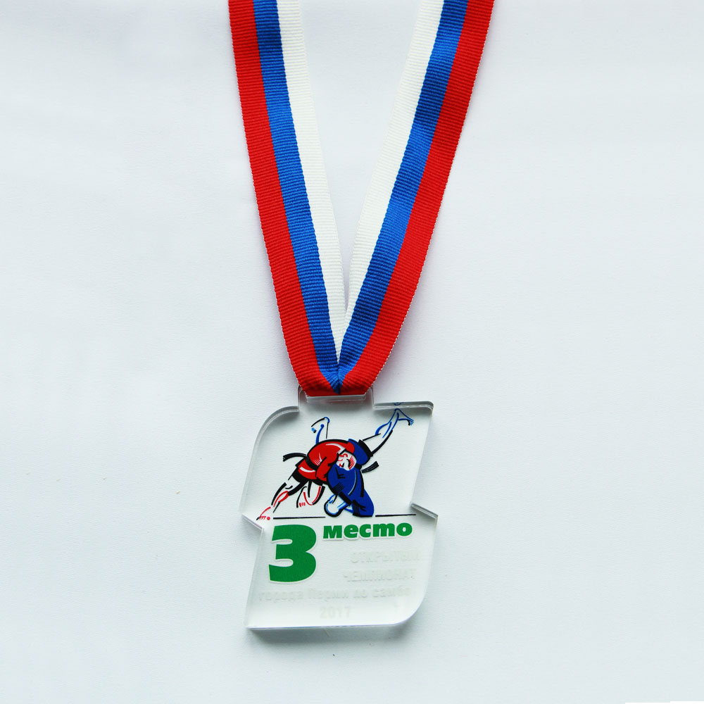 Медаль из акрила 6 мм 